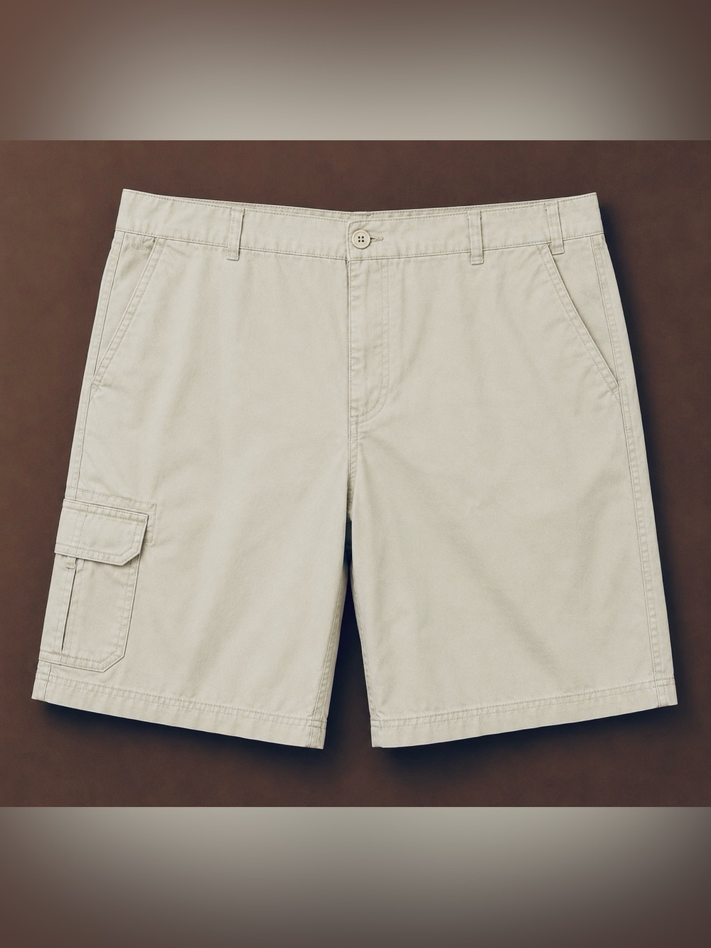 Haband Khaki Cargo Shorts for Men 🩳 🩳 🩳 Great Condition ~ Men Size 40  Hits Knee